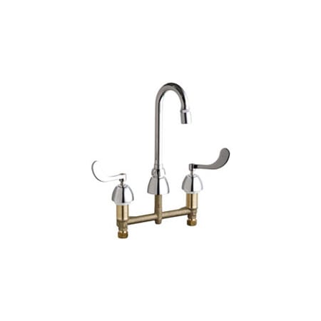 A large image of the Chicago Faucets 786-GN1AE29AB Chrome