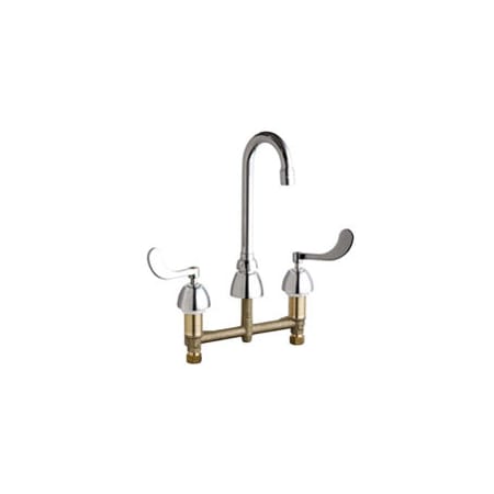 A large image of the Chicago Faucets 786-GN1AE35XKAB Chrome
