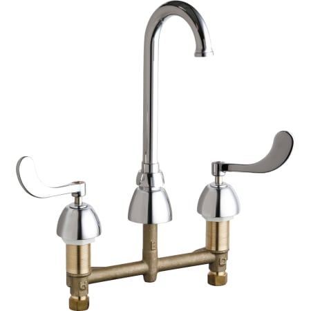 A large image of the Chicago Faucets 786-GN1FCAB Chrome