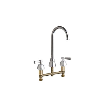 A large image of the Chicago Faucets 786-GN2FC369AB Chrome