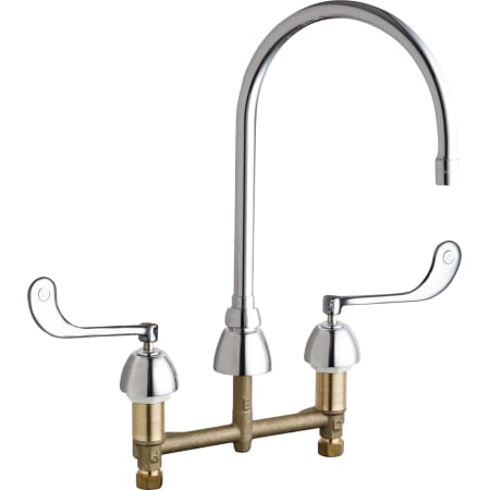 A large image of the Chicago Faucets 786-GN8AE3-319AB Chrome