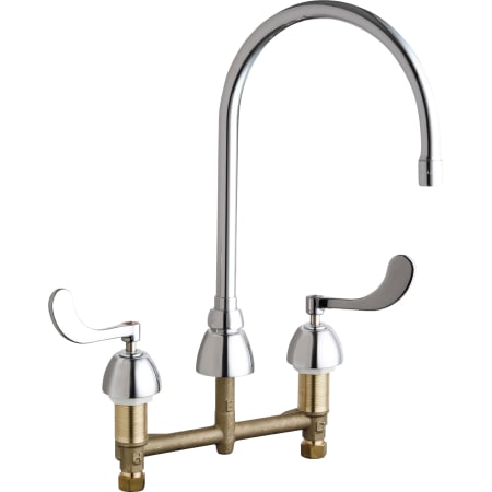 A large image of the Chicago Faucets 786-GN8AE3AB Chrome