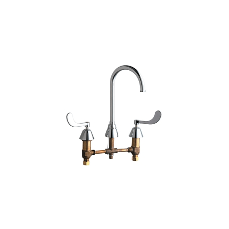 A large image of the Chicago Faucets 786-GN8AFCAB Chrome