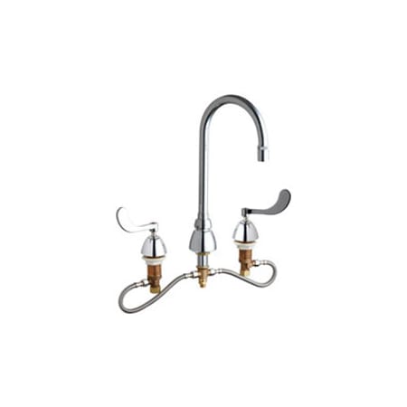 A large image of the Chicago Faucets 786-HGN2AE29-317AB Chrome
