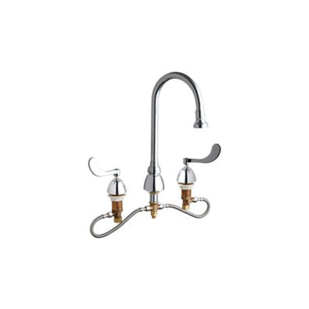 A large image of the Chicago Faucets 786-HGN2BE4-317AB Chrome