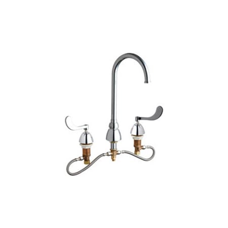 A large image of the Chicago Faucets 786-HGN2FC-317AB Chrome