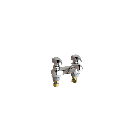 A large image of the Chicago Faucets 802-VE2805-335AB Chrome