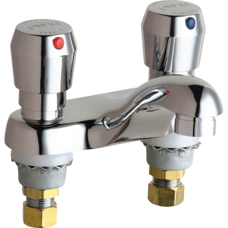 A large image of the Chicago Faucets 802-VE2805-665AB Chrome