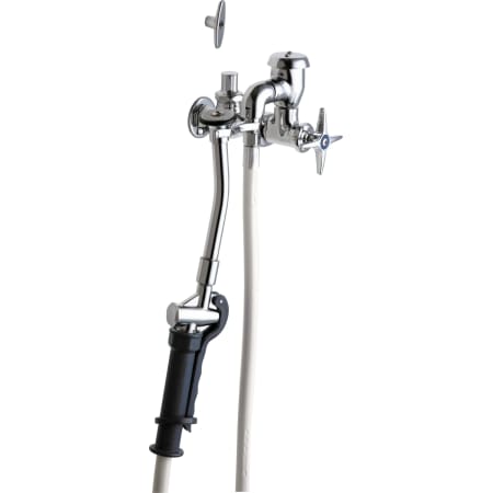 A large image of the Chicago Faucets 809-777-21K Chrome
