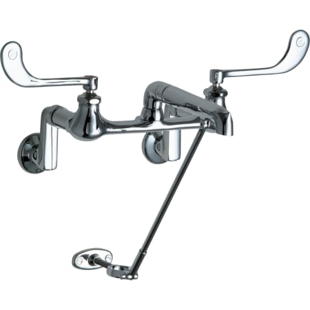 A large image of the Chicago Faucets 814 Chrome