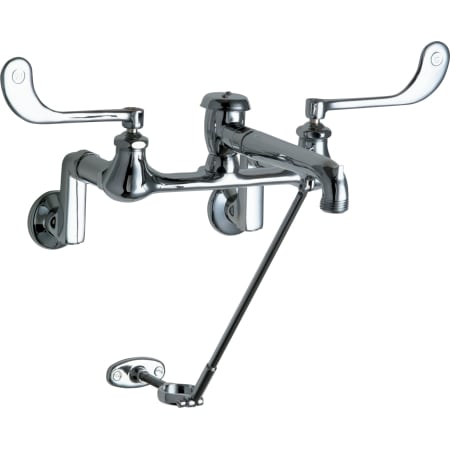 A large image of the Chicago Faucets 814-VB Chrome