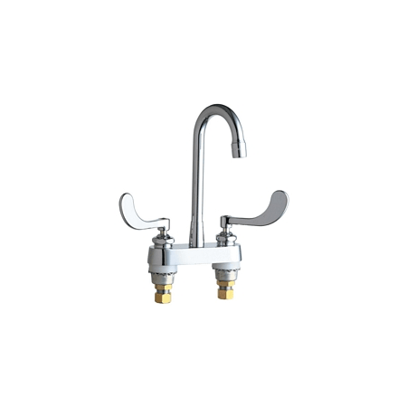 A large image of the Chicago Faucets 895-317RGD1E35AB Chrome