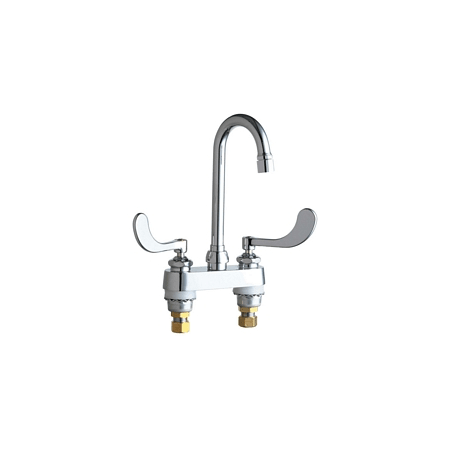 A large image of the Chicago Faucets 895-317VPCAB Chrome