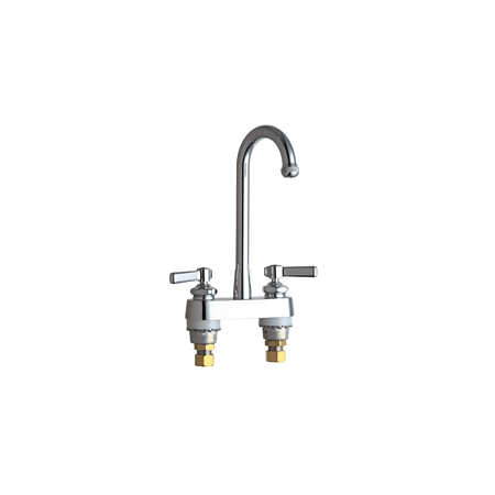 A large image of the Chicago Faucets 895-RGD1E1AB Chrome