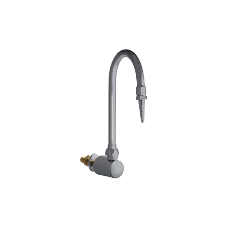 A large image of the Chicago Faucets 980-WSGN2BE7SAM Chrome