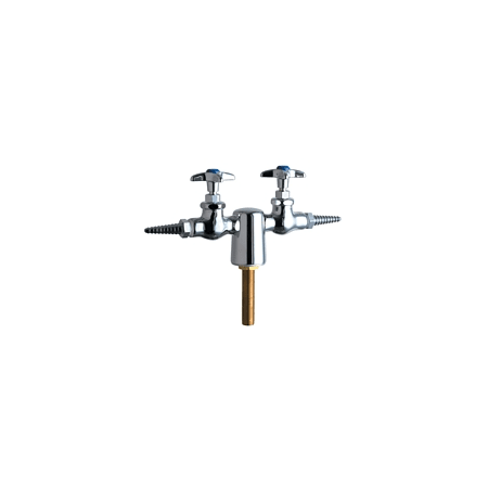 A large image of the Chicago Faucets 981-WS937CHAGV Chrome