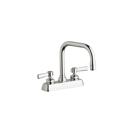 A large image of the Chicago Faucets W4D-DB6AE35-369AB Chrome