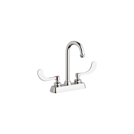 A large image of the Chicago Faucets W4D-GN1AE1-317AB Chrome