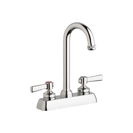 A large image of the Chicago Faucets W4D-GN1AE1-369AB Chrome