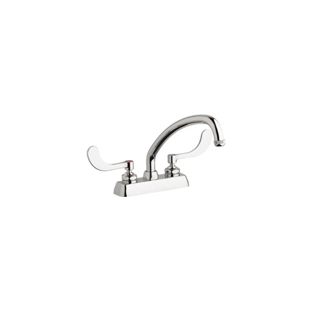A large image of the Chicago Faucets W4D-L9E1-317AB Chrome
