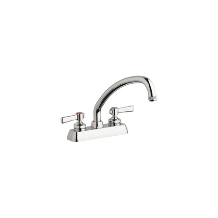 A large image of the Chicago Faucets W4D-L9E1-369AB Chrome