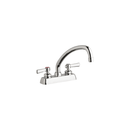 A large image of the Chicago Faucets W4D-L9E35-369AB Chrome