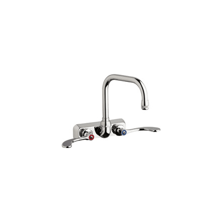A large image of the Chicago Faucets W4W-DB6AE1-317AB Chrome