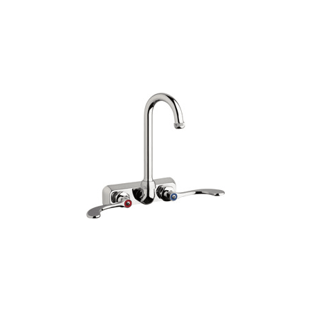 A large image of the Chicago Faucets W4W-GN1AE1-317AB Chrome