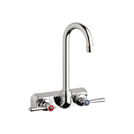 A large image of the Chicago Faucets W4W-GN1AE35-369AB Chrome