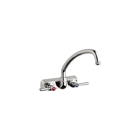 A large image of the Chicago Faucets W4W-L9E1-369AB Chrome