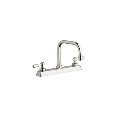 A large image of the Chicago Faucets W8D-DB6AE35-369AB Chrome