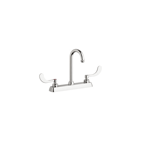 A large image of the Chicago Faucets W8D-GN1AE1-317AB Chrome