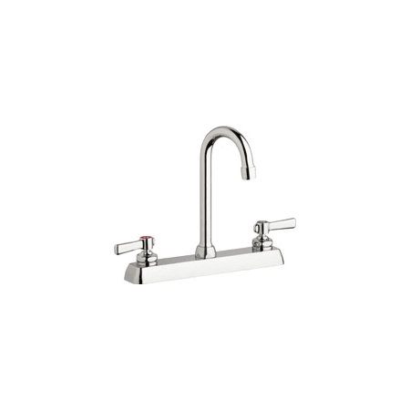 A large image of the Chicago Faucets W8D-GN1AE35-369AB Chrome