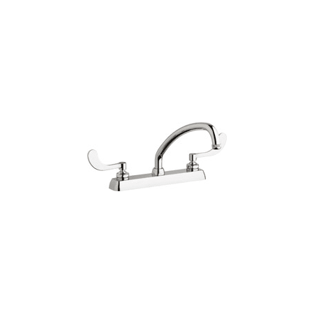 A large image of the Chicago Faucets W8D-L9E1-317AB Chrome