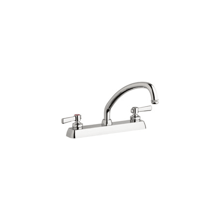 A large image of the Chicago Faucets W8D-L9E1-369AB Chrome