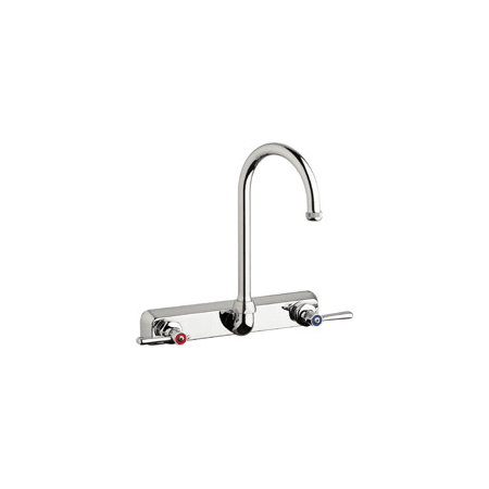 A large image of the Chicago Faucets W8W-GN2AE1-369AB Chrome