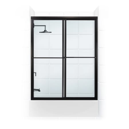 A large image of the Coastal Shower Doors 1552.56-C Black Bronze