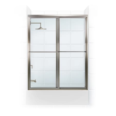 A large image of the Coastal Shower Doors 1554.58-C Brushed Nickel