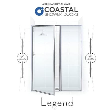 A large image of the Coastal Shower Doors L31IL25.69-C Alternate View