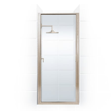 A large image of the Coastal Shower Doors P23.66-C Brushed Nickel
