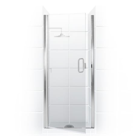 A large image of the Coastal Shower Doors PCQFR24.75-C Chrome