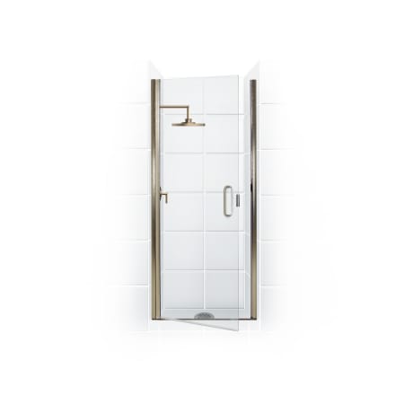 A large image of the Coastal Shower Doors PCQFR24.75-C Brushed Nickel