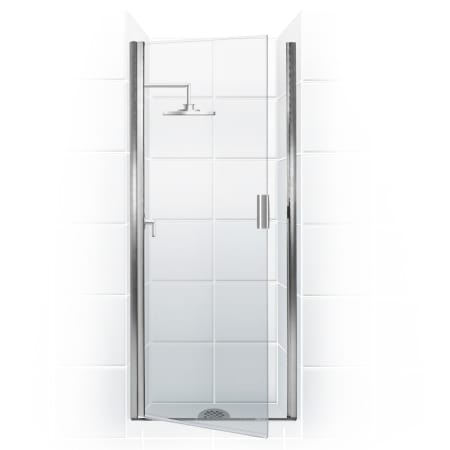 A large image of the Coastal Shower Doors PQFR24.66-C Chrome