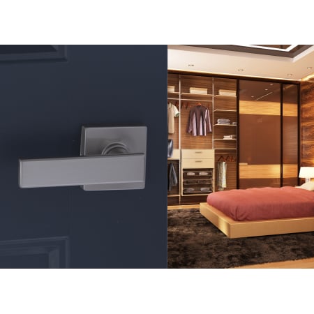 A large image of the Copper Creek RL2231-RND Copper Creek-RL2231-RND-Bedroom Application View in Satin Stainless