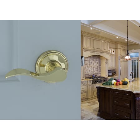 A large image of the Copper Creek WL2230 Copper Creek-WL2230-Kitchen Application in Polished Brass