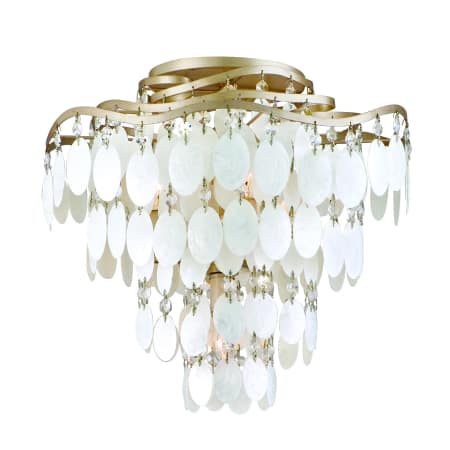 A large image of the Corbett Lighting 109-34 Champagne Leaf
