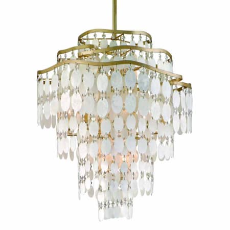 A large image of the Corbett Lighting 109-412 Champagne Leaf