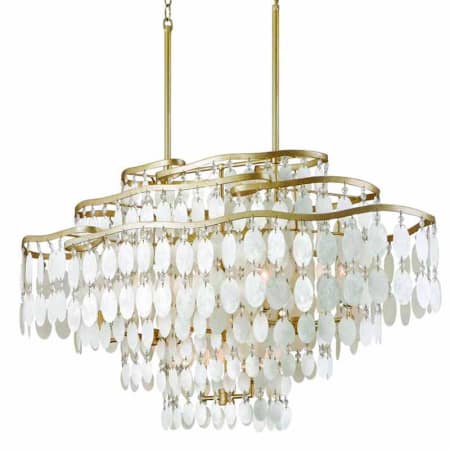 A large image of the Corbett Lighting 109-512 Champagne Leaf