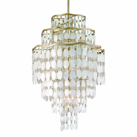 A large image of the Corbett Lighting 109-712 Champagne Leaf