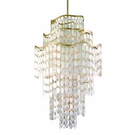A large image of the Corbett Lighting 109-719 Champagne Leaf